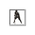 Picture of Player Silhouette _GroupedProduct_Square_Mini_ _GroupedProduct_Square_Canvas_Framed_