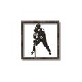 Picture of Player Silhouette _GroupedProduct_Square_Mini_ _GroupedProduct_Square_Canvas_Framed_