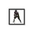 Picture of Player Silhouette _GroupedProduct_Square_Mini_ _GroupedProduct_Square_Canvas_Framed_