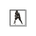 Picture of Player Silhouette _GroupedProduct_Square_Mini_ _GroupedProduct_Square_Canvas_Framed_