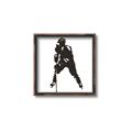 Picture of Player Silhouette _GroupedProduct_Square_Mini_ _GroupedProduct_Square_Canvas_Framed_