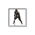 Picture of Player Silhouette _GroupedProduct_Square_Mini_ _GroupedProduct_Square_Canvas_Framed_