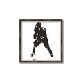Picture of Player Silhouette _GroupedProduct_Square_Mini_ _GroupedProduct_Square_Canvas_Framed_