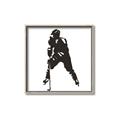 Picture of Player Silhouette _GroupedProduct_Square_Mini_ _GroupedProduct_Square_Canvas_Framed_
