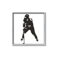 Picture of Player Silhouette _GroupedProduct_Square_Mini_ _GroupedProduct_Square_Canvas_Framed_
