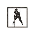 Picture of Player Silhouette _GroupedProduct_Square_Mini_ _GroupedProduct_Square_Canvas_Framed_