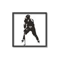 Picture of Player Silhouette _GroupedProduct_Square_Mini_ _GroupedProduct_Square_Canvas_Framed_