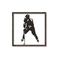 Picture of Player Silhouette _GroupedProduct_Square_Mini_ _GroupedProduct_Square_Canvas_Framed_
