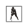 Picture of Player Silhouette _GroupedProduct_Square_Mini_ _GroupedProduct_Square_Canvas_Framed_