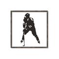 Picture of Player Silhouette _GroupedProduct_Square_Mini_ _GroupedProduct_Square_Canvas_Framed_