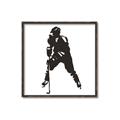 Picture of Player Silhouette _GroupedProduct_Square_Mini_ _GroupedProduct_Square_Canvas_Framed_