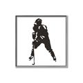 Picture of Player Silhouette _GroupedProduct_Square_Mini_ _GroupedProduct_Square_Canvas_Framed_