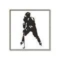 Picture of Player Silhouette _GroupedProduct_Square_Mini_ _GroupedProduct_Square_Canvas_Framed_