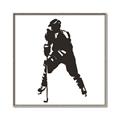 Picture of Player Silhouette _GroupedProduct_Square_Mini_ _GroupedProduct_Square_Canvas_Framed_