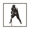 Picture of Player Silhouette _GroupedProduct_Square_Mini_ _GroupedProduct_Square_Canvas_Framed_
