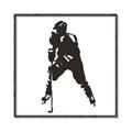 Picture of Player Silhouette _GroupedProduct_Square_Mini_ _GroupedProduct_Square_Canvas_Framed_