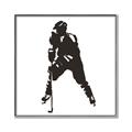 Picture of Player Silhouette _GroupedProduct_Square_Mini_ _GroupedProduct_Square_Canvas_Framed_