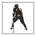 Picture of Player Silhouette _GroupedProduct_Square_Mini_ _GroupedProduct_Square_Canvas_Framed_