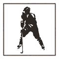 Picture of Player Silhouette _GroupedProduct_Square_Mini_ _GroupedProduct_Square_Canvas_Framed_