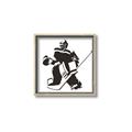 Picture of Goalie Silhouette _GroupedProduct_Square_Mini_ _GroupedProduct_Square_Canvas_Framed_