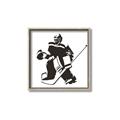 Picture of Goalie Silhouette _GroupedProduct_Square_Mini_ _GroupedProduct_Square_Canvas_Framed_