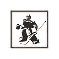Picture of Goalie Silhouette _GroupedProduct_Square_Mini_ _GroupedProduct_Square_Canvas_Framed_