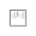 Picture of Hanging Skates _GroupedProduct_Square_Mini_ _GroupedProduct_Square_Canvas_Framed_