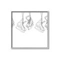 Picture of Hanging Skates _GroupedProduct_Square_Mini_ _GroupedProduct_Square_Canvas_Framed_