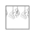 Picture of Hanging Skates _GroupedProduct_Square_Mini_ _GroupedProduct_Square_Canvas_Framed_