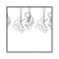 Picture of Hanging Skates _GroupedProduct_Square_Mini_ _GroupedProduct_Square_Canvas_Framed_