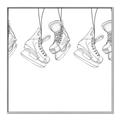 Picture of Hanging Skates _GroupedProduct_Square_Mini_ _GroupedProduct_Square_Canvas_Framed_