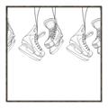 Picture of Hanging Skates _GroupedProduct_Square_Mini_ _GroupedProduct_Square_Canvas_Framed_