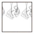 Picture of Hanging Skates _GroupedProduct_Square_Mini_ _GroupedProduct_Square_Canvas_Framed_