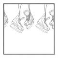 Picture of Hanging Skates _GroupedProduct_Square_Mini_ _GroupedProduct_Square_Canvas_Framed_