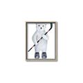 Picture of Hockey Polar Bear _GroupedProduct_Rectangle_Portrait_Mini_ _GroupedProduct_Rectangle_Portrait_Canvas_Framed_