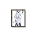 Picture of Hockey Polar Bear _GroupedProduct_Rectangle_Portrait_Mini_ _GroupedProduct_Rectangle_Portrait_Canvas_Framed_