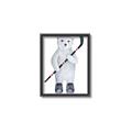 Picture of Hockey Polar Bear _GroupedProduct_Rectangle_Portrait_Mini_ _GroupedProduct_Rectangle_Portrait_Canvas_Framed_