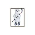 Picture of Hockey Polar Bear _GroupedProduct_Rectangle_Portrait_Mini_ _GroupedProduct_Rectangle_Portrait_Canvas_Framed_