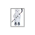 Picture of Hockey Polar Bear _GroupedProduct_Rectangle_Portrait_Mini_ _GroupedProduct_Rectangle_Portrait_Canvas_Framed_