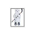 Picture of Hockey Polar Bear _GroupedProduct_Rectangle_Portrait_Mini_ _GroupedProduct_Rectangle_Portrait_Canvas_Framed_