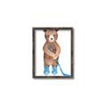 Picture of Hockey Bear _GroupedProduct_Rectangle_Portrait_Mini_ _GroupedProduct_Rectangle_Portrait_Canvas_Framed_