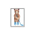 Picture of Hockey Bear _GroupedProduct_Rectangle_Portrait_Mini_ _GroupedProduct_Rectangle_Portrait_Canvas_Framed_