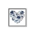 Picture of Blue Heart Hockey _GroupedProduct_Square_Mini_ _GroupedProduct_Square_Canvas_Framed_