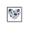 Picture of Blue Heart Hockey _GroupedProduct_Square_Mini_ _GroupedProduct_Square_Canvas_Framed_
