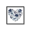 Picture of Blue Heart Hockey _GroupedProduct_Square_Mini_ _GroupedProduct_Square_Canvas_Framed_