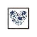 Picture of Blue Heart Hockey _GroupedProduct_Square_Mini_ _GroupedProduct_Square_Canvas_Framed_