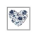 Picture of Blue Heart Hockey _GroupedProduct_Square_Mini_ _GroupedProduct_Square_Canvas_Framed_