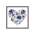 Picture of Blue Heart Hockey _GroupedProduct_Square_Mini_ _GroupedProduct_Square_Canvas_Framed_