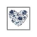 Picture of Blue Heart Hockey _GroupedProduct_Square_Mini_ _GroupedProduct_Square_Canvas_Framed_