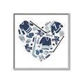 Picture of Blue Heart Hockey _GroupedProduct_Square_Mini_ _GroupedProduct_Square_Canvas_Framed_